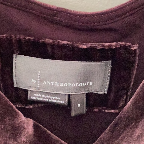 Anthropologie The Elyse Velvet Bias Slip Dress in Chocolate - Picture 10 of 11